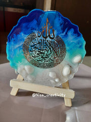 Resin table frames