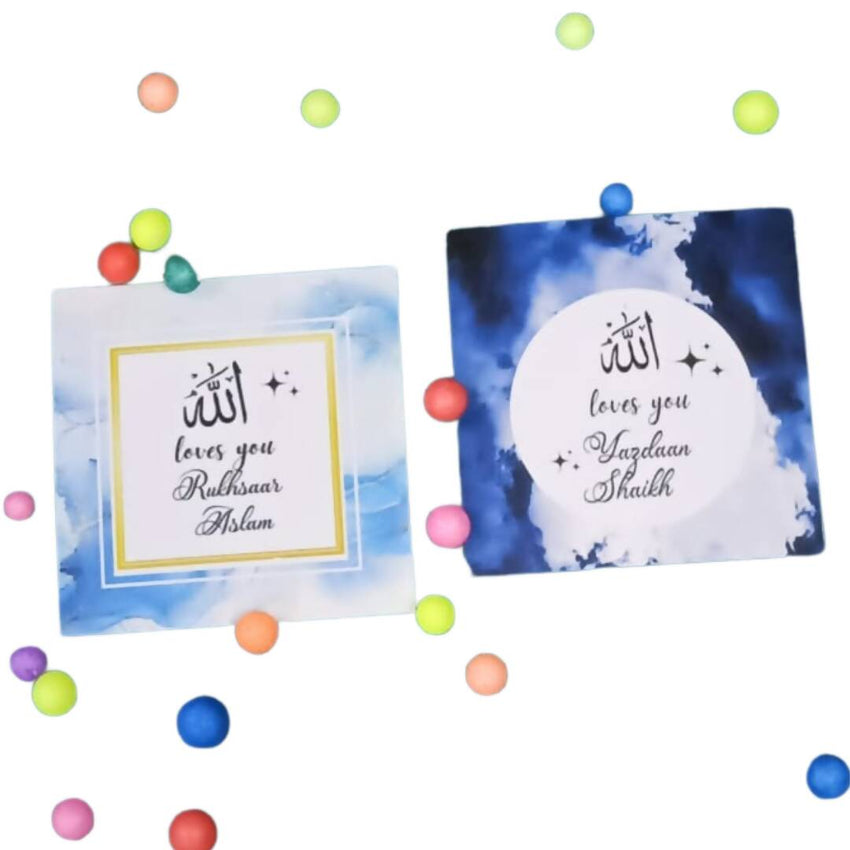 Allah Loves You Magnet ( Pack of 4 )